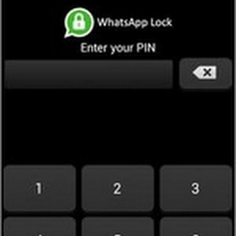 Password Lock your WhatsApp Application