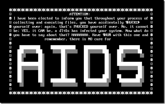 AIDS Computer Virus