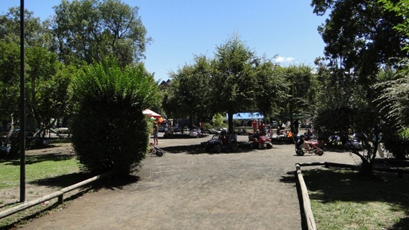 Praça em Pucón
