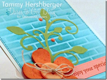 Stun with Stencils for Dare to Get Dirty by Tammy Hershberger (close-up)