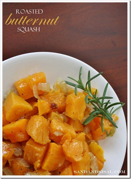 Roasted Butternut Squash by Sand and Sisal