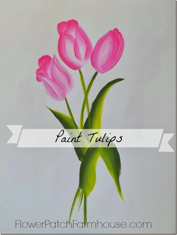 tulip painting banner