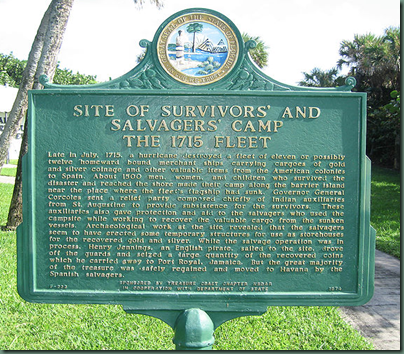 File Survivors  and Salvagers  Camp   1715 Fleet Historical Marker.jpg   Wikipedia  the free encyclopedia