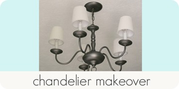 chandelier makeover