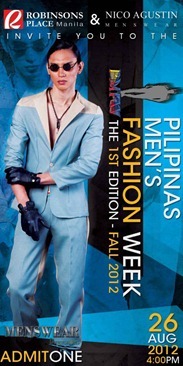 pilipinas men's fashion week aug 26, 2012