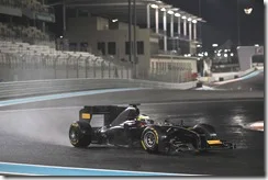 Il test della Pirelli ad Abu Dhabi