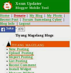 Cara membuat postingan blogger dengan operamini hp tips blog