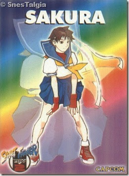 Sakura 1 - Card Street Fighter Zero 2