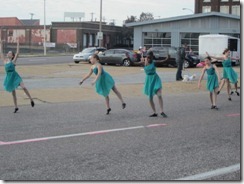 dancers during race