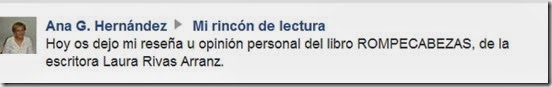 reseña ana reseña ana