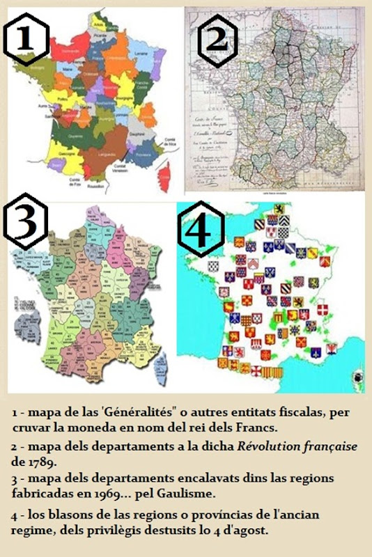 mapas amassadas França