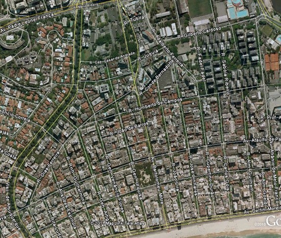 Mapa Geral Google Earth