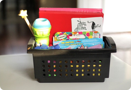 A kinder-crate assembled for RTI