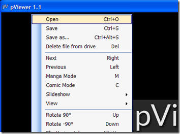 pViewer aprire immagini