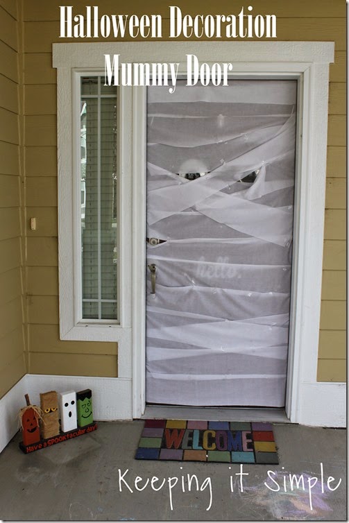 Halloween Decoration Mummy Door