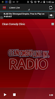 Captura de pantalla de Clean Comedy Radio APK #2