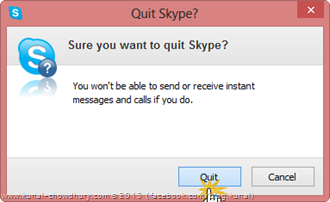 Quit Skype