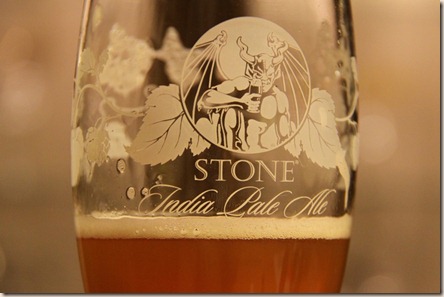 Stone IPA glass