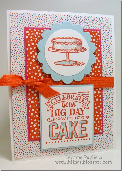 LeAnne Pugliese WeeInklings Mojo Monday Big Day Stampin UP