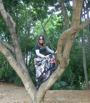 trepando em árvore