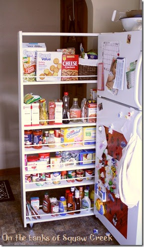 DIY Pull Out Pantry Shelves - Vadania