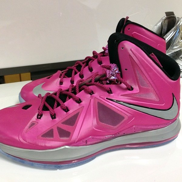 First Look At Nike Lebron X Think Pink Kay Yow Pe Nike Lebron Lebron James Shoes