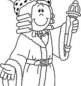 cool king coloring page Free online coloring page to download & print