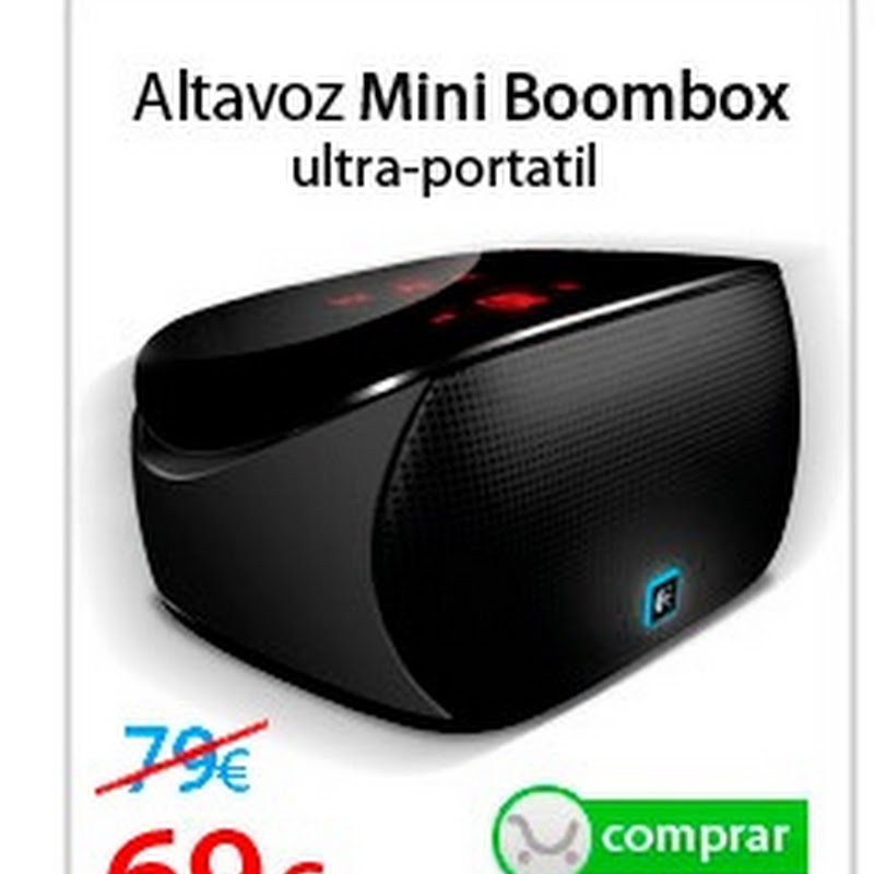 receipt consensus Departure Jaimezebus Publicidad en la redes: Altavoz wireless portátil Logitech Mini  Boombox, iPhone e iPad compatible