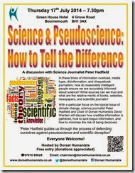 Science & Pseudoscience 17th July 2014