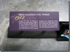 0919 Alberta Calgary - Heritage Park Historical Village - Gasoline Alley Museum - 1912 Benz Gaggenau Fuel Tanker