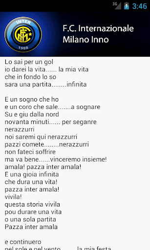 Inter Milano Anthem