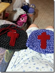 hats with crosses
