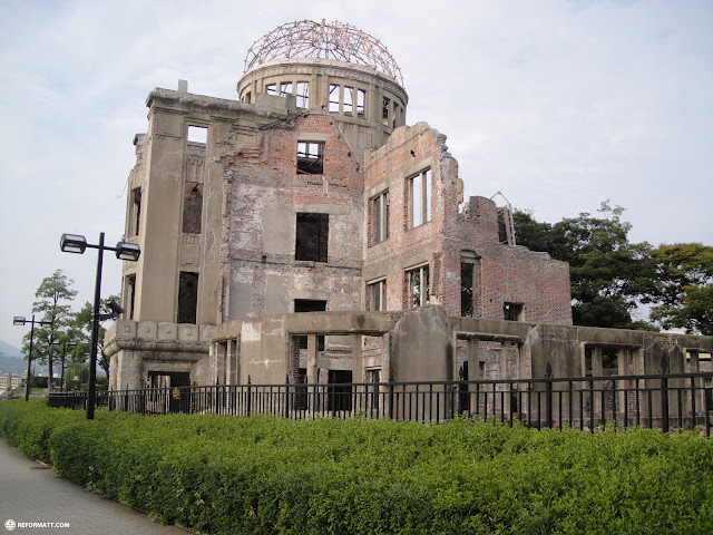 atomic bomb dome in hiroshima in Hiroshima, Japan 