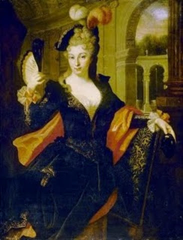 Luisa de La Vallière con traje de amazona