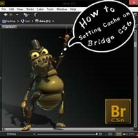 How to setting Cache in Adobe Bridge (a Bug's life PT flea)