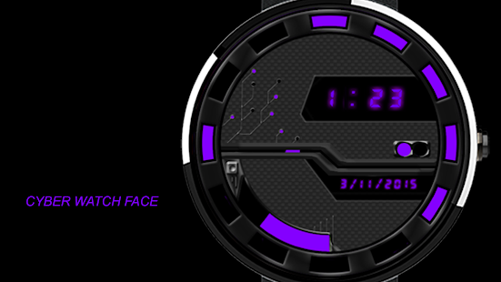 Watch Face: Cyber Black 360 - Wear OS Smartwatch(圖6)-速報App