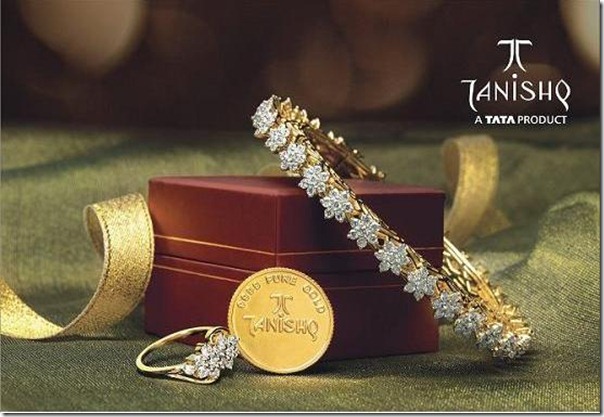 Tanishq Diamond Bangle and Diamond Ring  jewelorigins.com-Indian 