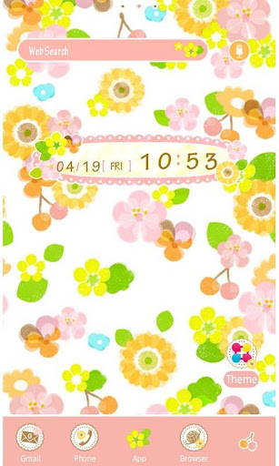 Flower Flow Wallpaper Theme 1.3 Windows u7528 1