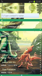 Dinosauří Theme GO SMS Pro poster 4