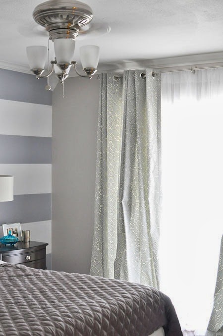 Budget master bedroom makeover via MonicaWantsIt.com #diy #home