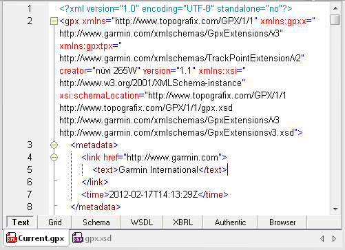 XML Schema assignment in an XML file