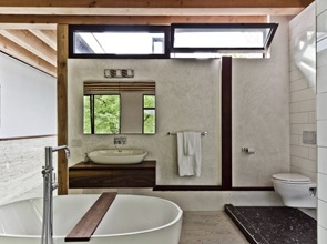 Baño de diseño con certificación LEED Platinum Baño de diseño con certificación LEED Platinum