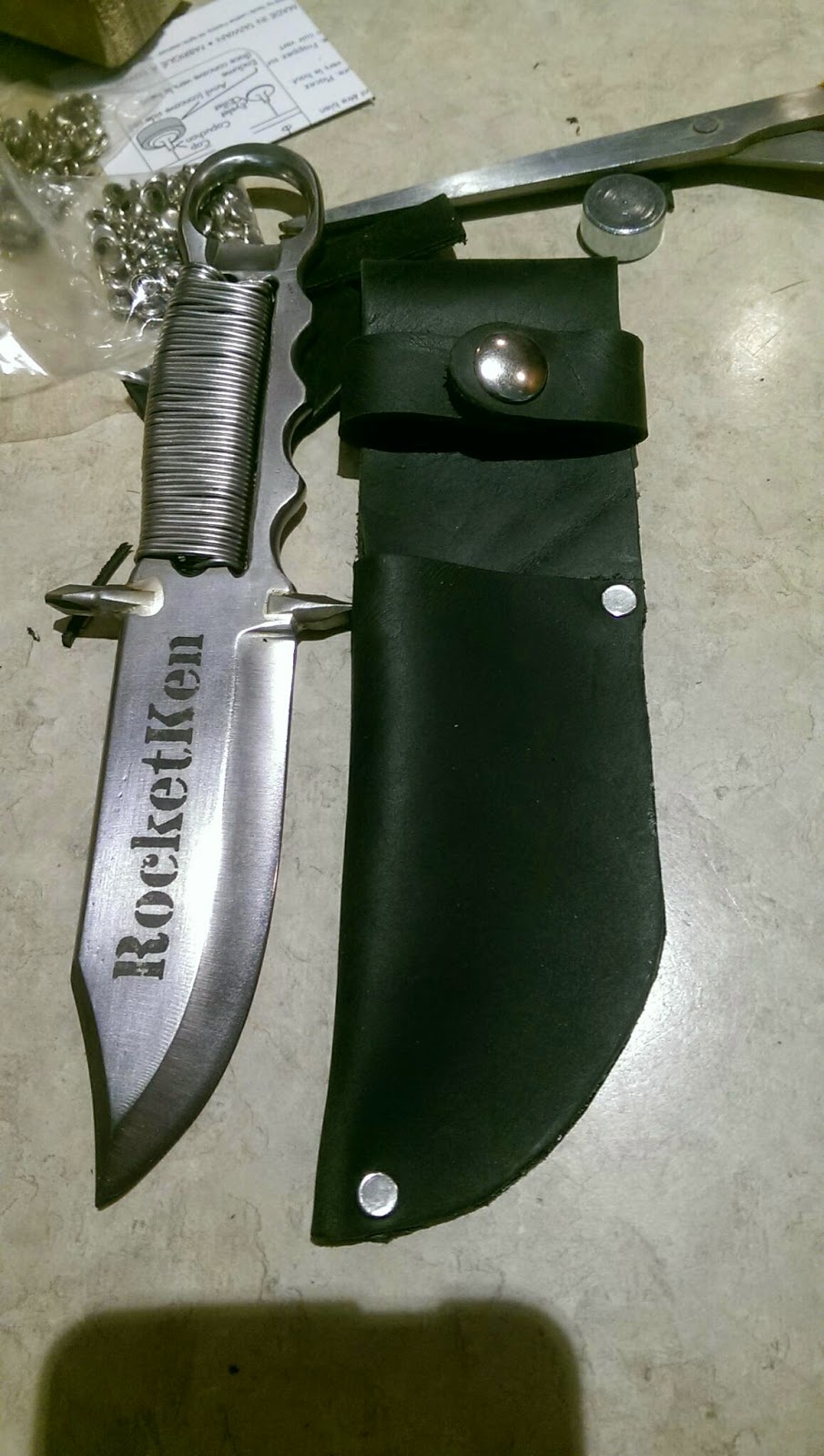 The coolest blog ever. Biker Knife Sheath