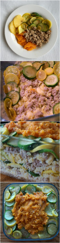 Zucchini Polenta Casserole - High Protein, Dairy Free, Eat Clean Meal