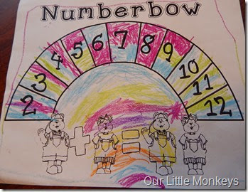 Numberbow, addition practice, math games
