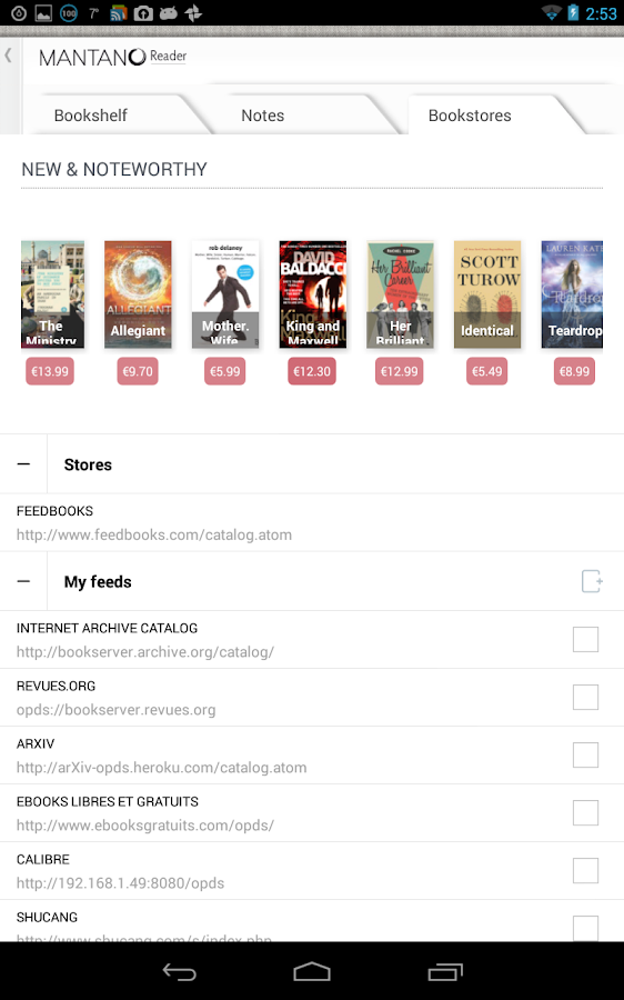 Mantano Ebook Reader Premium - screenshot