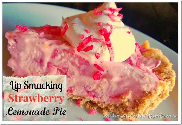 strawberry lemonade pie