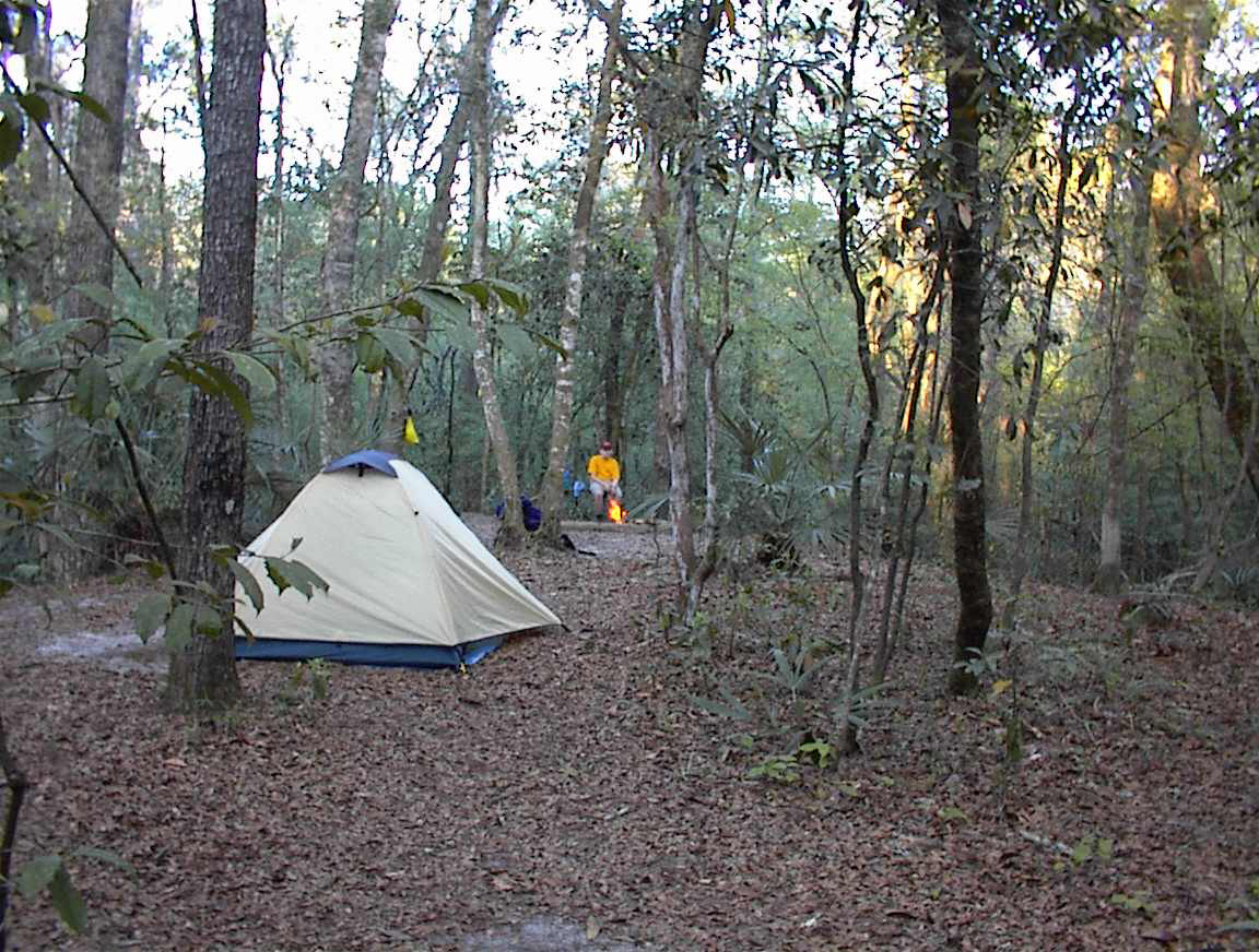 Camping at Torreya State Park