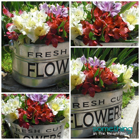 Fresh Cut Flowers Collage WM