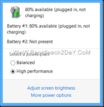 Battery Issue 80%, 50% Avilable "Plugged in, not charging" 